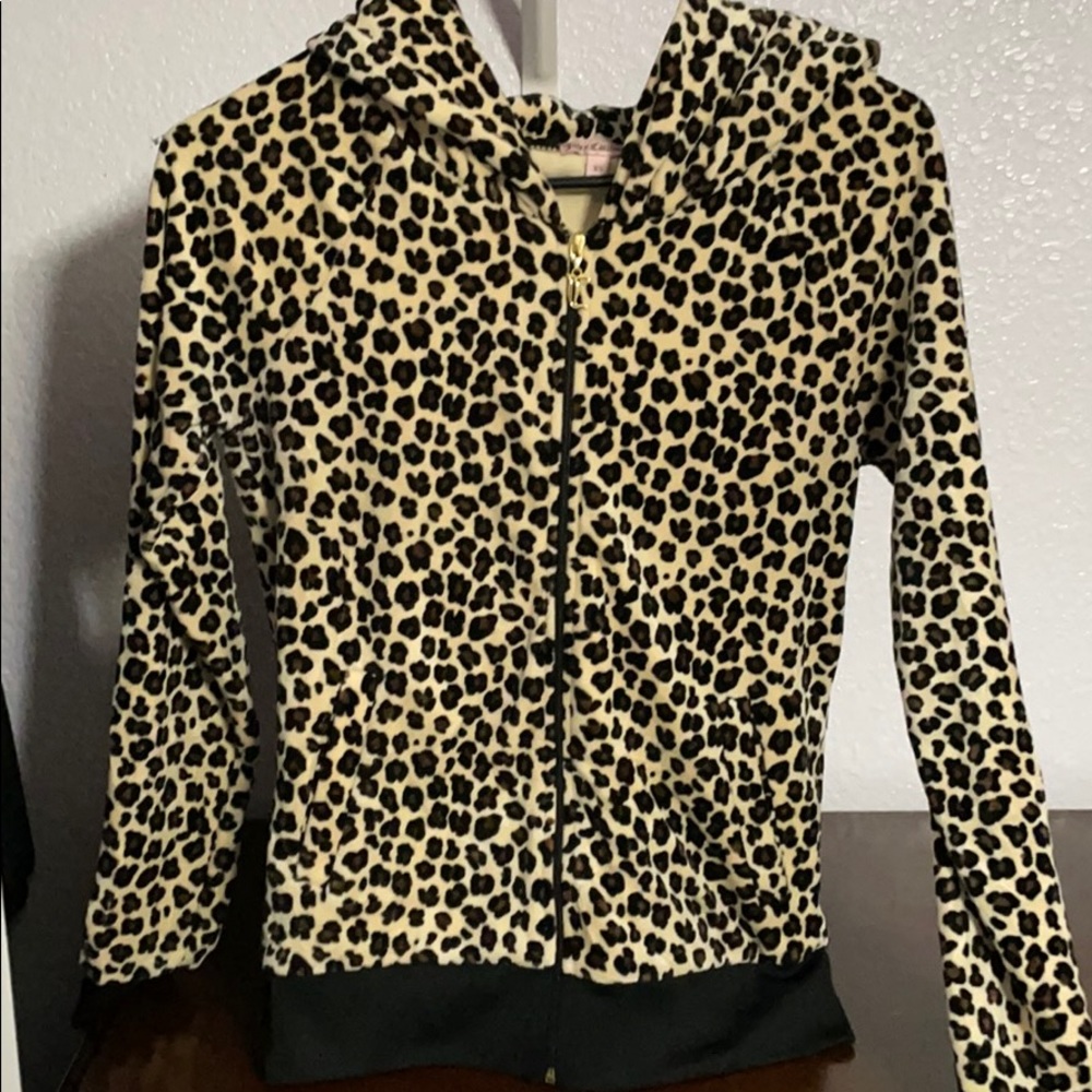 Leopard print hoodie